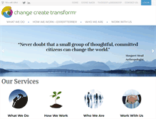 Tablet Screenshot of changecreate.com